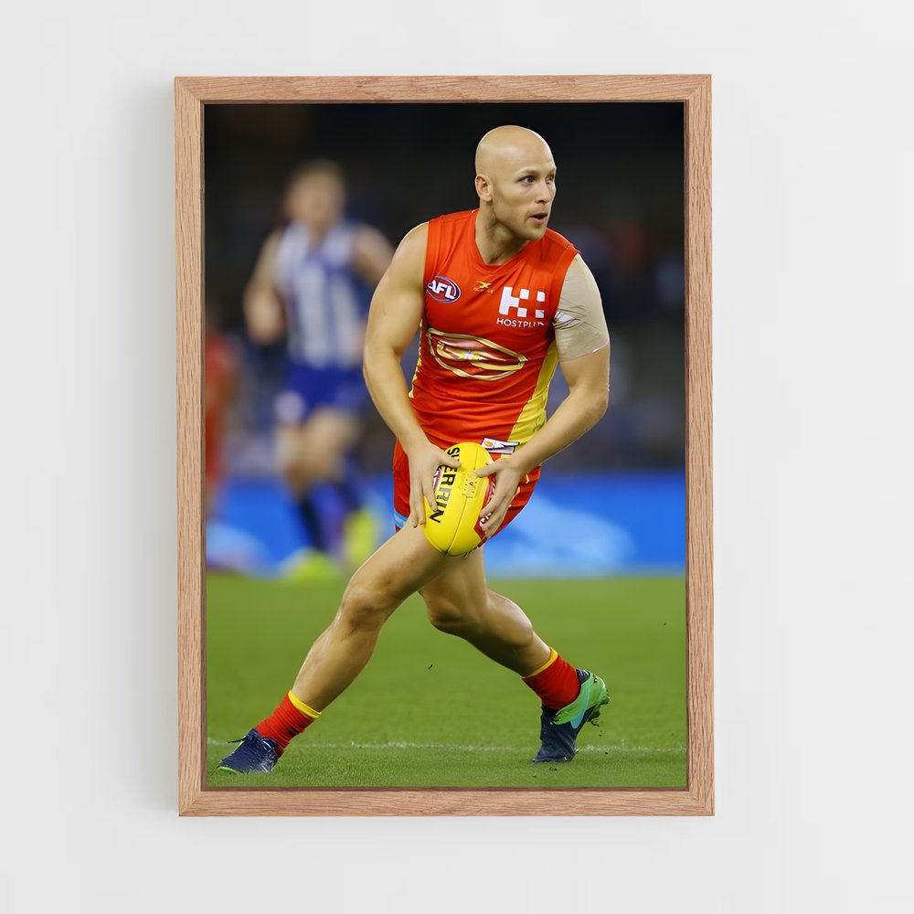 Poster Gary de ablett – affiche Football australien (vue 4)